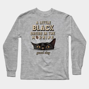 the morning show - Cat, happy day Long Sleeve T-Shirt